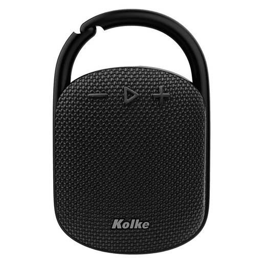 El parlante Kolke Hook es un dispositivo inalámbrico compacto y resistente, ideal para llevar tu música a cualquier lugar. Ofrece 8W de potencia con sistema de sonido monofónico y conexión inalámbrica V5.4 con alcance de hasta 10 metros, lo que garantiza una transmisión estable. Además, incorpora función TWS, permitiendo vincular dos parlantes para una experiencia sonora más envolvente. Su batería recargable de 1200mAh proporciona hasta 8 horas de autonomía al 100% de volumen y se recarga en aproximadamente 2,5 horas a través de puerto USB-C.A su vez, su diseño con enganche integrado facilita el transporte y permite colgarlo cómodamente donde lo necesites, mientras que la certificación IPX7 lo hace resistente al agua para acompañarte sin preocupaciones.