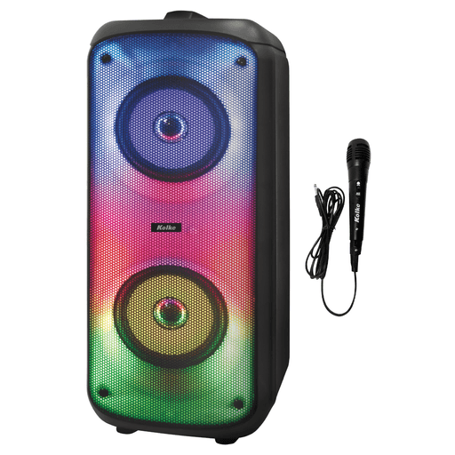 Disfrutá de un sonido potente y envolvente con el parlante Kolke Glow 2, diseñado para llevar tu música a otro nivel en cualquier momento y lugar. Con 60W de potencia, ofrece un audio claro y con gran presencia de bajos, ideal para reuniones, eventos o uso diario. Su conectividad inalámbrica V5.0 garantiza una conexión estable y rápida, mientras que sus múltiples opciones de entrada brindan máxima versatilidad para reproducir música o animar tus encuentros. Cuenta con función TWS para vincular dos parlantes y potenciar aún más la experiencia sonora. Además, incorpora luces LED que acompañan el ritmo de la música, creando un ambiente dinámico y atractivo.