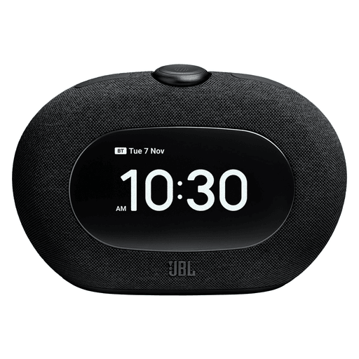 Este parlante radio despertador JBL Horizon 3 combina sonido de alta calidad, funciones inteligentes y un diseño moderno para acompañarte tanto al despertar como al momento de descansar. Gracias al potente JBL Pro Sound con parlantes estéreo, ofrece un audio claro, equilibrado y envolvente para disfrutar música, radio FM o contenido vía Bluetooth durante todo el día. Incorpora alarma con efecto amanecer, sonidos relajantes de la naturaleza y luz ambiental ajustable para crear una experiencia más cómoda y personalizada al dormir o despertar. Además, su pantalla de fácil lectura con brillo regulable, controles intuitivos y puerto USB-C para carga de dispositivos brindan mayor practicidad en el uso diario. Compatible con la app JBL One, permite configurar fácilmente sonidos, estaciones de radio, iluminación y distintas funciones directamente desde el celular, convirtiéndolo en una solución ideal para tu mesa de luz o dormitorio.