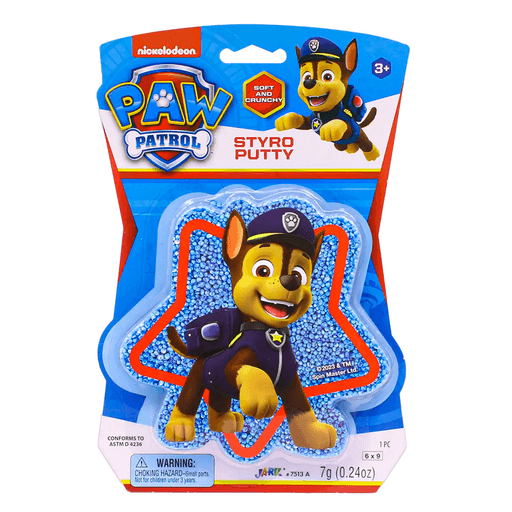 La masilla Styro Putty Paw Patrol es el juguete perfecto para amasar y armar figuras 3D gracias a su consistencia suave y maleable. Hecha de masilla de estireno de alta calidad, además no se seca ni se endurece, lo que la convierte en la opción ideal para jugar por varias horas. Los chicos podrán dar rienda suelta a su imaginación y crear todo tipo de figuras en relieve.