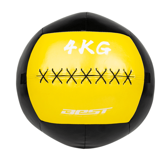 Introducí a tus rutinas de entrenamiento esta pelota medicinal Best de 4Kg. Se puede usar en múltiples ejercicios con diferentes propósitos, ayuda a mejorar la resistencia y es de construcción duradera.