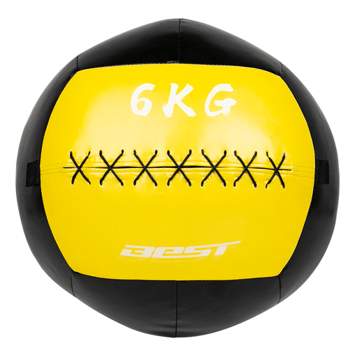 Introducí a tus rutinas de entrenamiento esta pelota medicinal Best de 6Kg. Se puede usar en múltiples ejercicios con diferentes propósitos, ayuda a mejorar la resistencia y es de construcción duradera.
