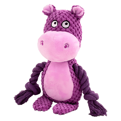Este divertido juguete con forma de animalito es ideal para mantener a tu perro activo y entretenido. Su diseño colorido y suave incluye un silbato interno que emite sonido al morder, estimulando la curiosidad y el juego. Además, está equipado con una cuerda resistente que tu mascota podrá morder, ayudando a limpiar sus dientes y masajear sus encías mientras se divierte. Es el compañero perfecto para promover la actividad física, el entretenimiento sensorial y una mejor salud bucal.