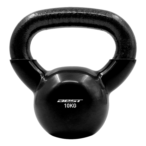 Incrementá tu fuerza, resistencia y coordinación con ayuda de esta pesa rusa Best ideal para realizar ejercicio en casa. De 10Kg, con agarre anti-deslizante contorneado y realizada en hierro fundido sólido con anti-corrosión con capa de PVC. Ayuda a mejorar el movimiento, la agilidad y rapidez.
