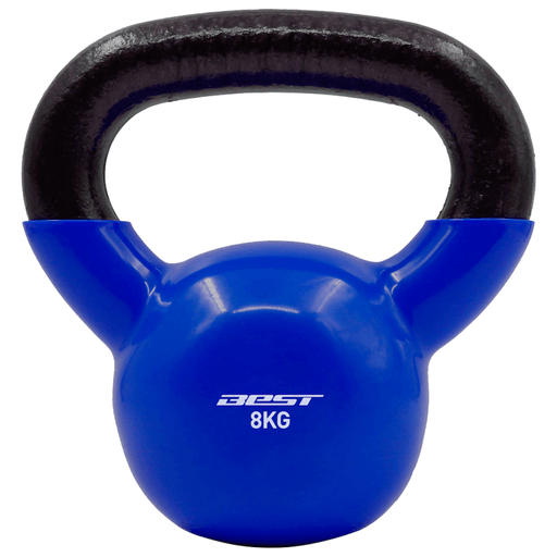 Incrementá tu fuerza, resistencia y coordinación con ayuda de esta pesa rusa Best ideal para realizar ejercicio en casa. De 8Kg, con agarre anti-deslizante contorneado y realizada en hierro fundido sólido con anti-corrosión con capa de PVC. Ayuda a mejorar el movimiento, la agilidad y rapidez.
