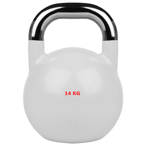 Llevá tu entrenamiento a una nueva dimensión con estas excelentes kettlebells o pesas rusas de competición. Ofrecen un tamaño uniforme sin importar el peso, esto es perfecto para cualquier persona interesada en el entrenamiento serio de fuerza pesada. Los mangos de las pesas rusas de competición también son más adaptables para las manos, ya que no aumentan de tamaño con pesos más pesados. Fabricadas en acero de alta calidad super resistente, varios colores y perfectas para ejercicios como: swing americano, snatch o turkish get up entre muchos otros.