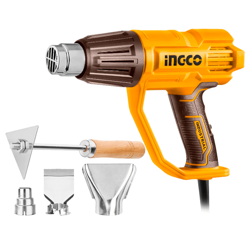 La pistola de calor INGCO de 2000W ofrece la potencia y versatilidad necesarias para una amplia variedad de trabajos de bricolaje, mantenimiento y reparación. Gracias a sus tres niveles de temperatura ajustables, permite adaptar el calor según cada aplicación, siendo ideal para remover pintura, moldear materiales, secar superficies, aflojar adhesivos y mucho más. Diseñada para brindar un rendimiento eficiente y un manejo cómodo, cuenta con un potente flujo de aire que favorece una distribución uniforme del calor. Además, incluye diferentes boquillas y accesorios que amplían sus posibilidades de uso, convirtiéndola en una herramienta práctica y funcional para cualquier taller o proyecto.
