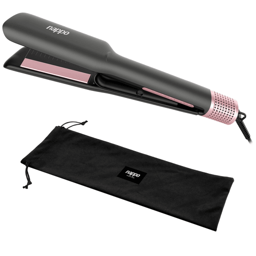 La Planchita de Pelo NAPPO Revolution 3 en 1 combina secado, alisado y rizado en un solo equipo para simplificar tu rutina de peinado. Cuenta con 500W de potencia, 2 velocidades y 3 niveles de temperatura, además de un elemento calefactor PTC y motor BLDC de alta velocidad para un rendimiento eficiente. Su sensor NTC ayuda a controlar la temperatura y evitar el exceso de calor, mientras que la función iónica negativa contribuye a reducir el frizz, proteger el cabello y realzar su brillo natural.