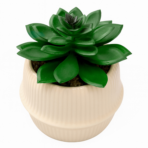 Esta planta artificial es la elección perfecta para dar un toque natural y elegante a tus espacios sin necesidad de cuidados. Su apariencia increíblemente realista, tanto al tacto como a la vista, junto con su maceta de cerámica, la convierten en una opción decorativa ideal para dormitorios, salas, oficinas o balcones. Fabricada en plástico de alta calidad, no requiere riego ni mantenimiento, ideal para decorar tu dormitorio, sala de estar, oficina, balcón o cualquier rincón que necesite un detalle con estilo.