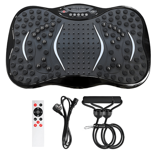 Con esta Plataforma Vibratoria podés tonificar tu cuerpo, quemar grasa y mejorar tu equilibrio en solo minutos al día. Su superficie antideslizante y base con ventosas aseguran un entrenamiento seguro y estable. Incluye bandas de resistencia y control remoto. Además, podés elegir entre 99 niveles de intensidad y 5 programas para adaptar cada rutina a tu ritmo.

