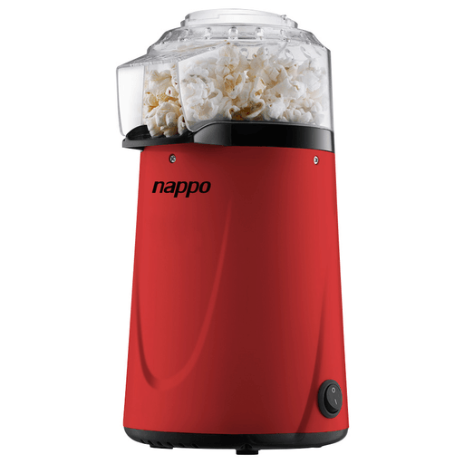 Práctica máquina para hacer pop de 1200 Watts de potencia. Basta con colocar el maíz y apretar un botón que en pocos minutos tendrá el pop listo. Como no se necesita ningún tipo de aceite, el resultado es mucho más saludable. Cubierta transparente removible, con canaleta para dirigir la salida del pop. Incluye taza medidora, que también sirve como una práctica mezcladora de mantequilla.