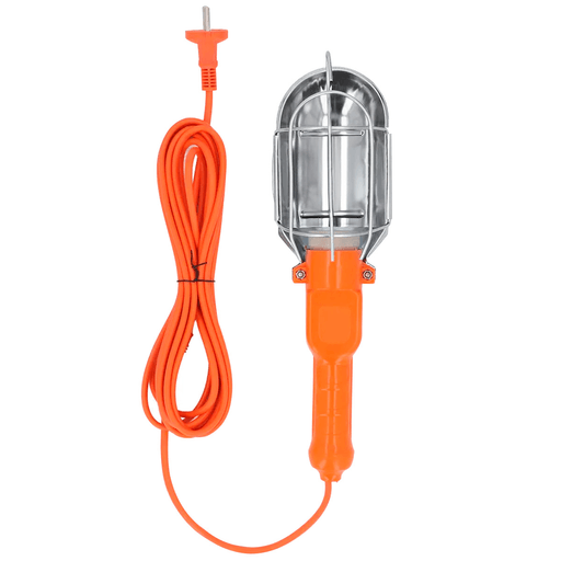 Iluminá cada rincón de tu espacio de trabajo con este portalámparas portátil. Diseñado para resistir condiciones exigentes, combina una estructura robusta con un diseño funcional que te acompaña en cualquier tarea. Su campana de acero inoxidable te permite enfocar la luz con precisión, mientras que el cable extralargo te da libertad total de movimiento sin depender de la ubicación del enchufe. Ideal para talleres, garajes o zonas de obra, es una herramienta esencial para quienes necesitan visibilidad, seguridad y rendimiento en todo momento.