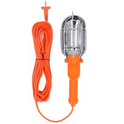 Iluminá cada rincón de tu espacio de trabajo con este portalámparas portátil. Diseñado para resistir condiciones exigentes, combina una estructura robusta con un diseño funcional que te acompaña en cualquier tarea. Su campana de acero inoxidable te permite enfocar la luz con precisión, mientras que el cable extralargo te da libertad total de movimiento sin depender de la ubicación del enchufe. Ideal para talleres, garajes o zonas de obra, es una herramienta esencial para quienes necesitan visibilidad, seguridad y rendimiento en todo momento.