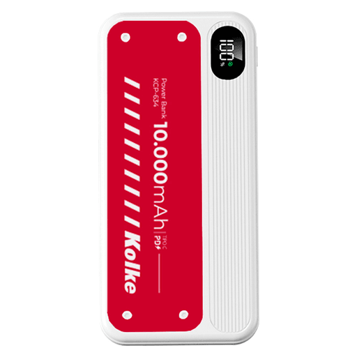 El Power Bank Kolke KCP-634 es el compañero perfecto para mantener tus dispositivos cargados en todo momento. Con su capacidad de 10000mAh reales, podrás recargar tu smartphone, tablet o cualquier otro dispositivo compatible varias veces sin preocuparte por quedarte sin energía. Cuenta con múltiples opciones de entrada y salida, que garantizan una carga rápida y eficiente. Además, viene equipado con una batería de polímero de litio de alta calidad, lo que brinda una carga segura.