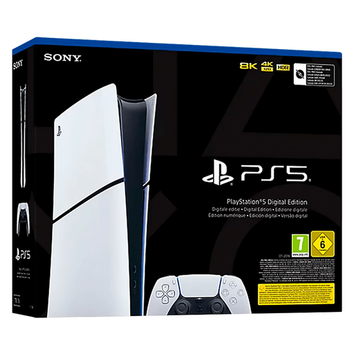 La PlayStation 5 Slim cuenta con un elegante diseño delgado, por lo que es perfecta para cualquier espacio de entretenimiento. Con una capacidad de almacenamiento de 1TB, tendrás espacio más que suficiente para guardar todos tus juegos favoritos y mucho más. Además, te ofrece una calidad de imagen asombrosa gracias a su potente procesador y tarjeta gráfica de última generación, los juegos se ven más realistas y detallados que nunca, con colores vivos y efectos visuales impresionantes. Y por si fuera poco, el sonido envolvente 3D te sumergirá por completo en el mundo de tus juegos, haciendo que la experiencia sea aún más emocionante.