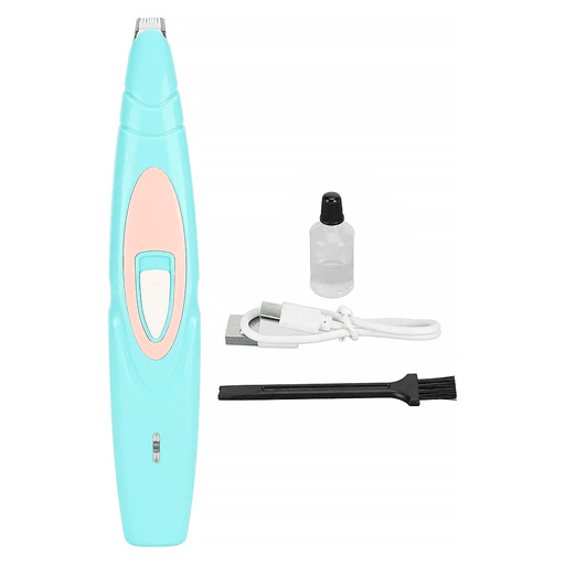 Esta recortadora de pelo para mascotas combina facilidad de uso, precisión y comodidad en un diseño compacto y ergonómico. Con solo presionar un botón, permite recortar eficazmente en zonas delicadas como patas, rostro y ojos, sin causar molestias gracias a su funcionamiento silencioso. Sus cuchillas de acero inoxidable ofrecen cortes finos y seguros, ideales incluso para mascotas sensibles al ruido. Además, cuenta con una batería de litio de 500mAh y una potencia de 5W, lo que garantiza un rendimiento confiable y constante en cada sesión de aseo.
