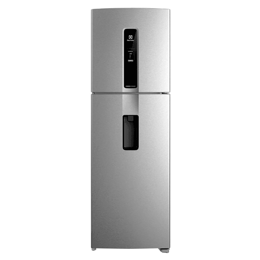 Este refrigerador Electrolux combina eficiencia y tecnología inteligente para una mejor conservación de los alimentos. Con 424L de capacidad total (297L en el refrigerador y 127L en el freezer) ofrece un espacio amplio y bien organizado. Incorpora la tecnología AutoSense que regula automáticamente la temperatura para mantener los alimentos frescos hasta un 30% más, mientras que el cajón HortiNatura preserva frutas y verduras hasta el doble de tiempo. Además, sus estantes FastAdapt se adaptan a distintos tamaños, el Chill Room enfría más rápido sin freezer y el compresor inverter garantiza un funcionamiento silencioso y eficiente en todo momento.