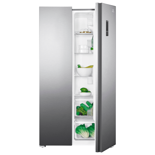 El refrigerador Indurama con 2 puertas es el electrodoméstico ideal para mantener tus alimentos siempre frescos y organizados. Con una capacidad de 472L, tendrás espacio suficiente para almacenar todos tus alimentos sin problemas. Cuenta con el sistema Total No Frost, que evita la formación de hielo en el freezer, ahorrando tiempo y energía al no tener que descongelarlo manualmente. La pantalla digital externa Soft Touch te permite controlar y ajustar la temperatura de manera fácil e intuitiva. Además, cuenta con un motor Inverter que garantiza un funcionamiento eficiente y silencioso.