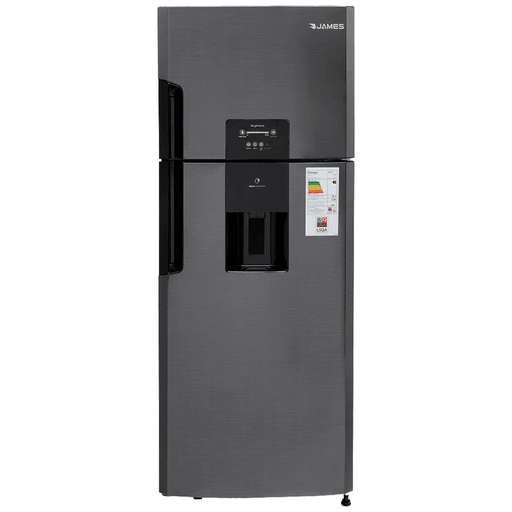 El Refrigerador James de 400L combina amplitud, eficiencia y practicidad para conservar tus alimentos de la mejor manera. Su sistema No Frost evita la formación de escarcha y distribuye el frío de forma uniforme, mientras su eficiencia energética clase A ayuda a optimizar el consumo. Cuenta con display touch, estantes de cristal templado, cajón para vegetales, botelleros y funciones Eco, Vacation y enfriamiento rápido, además de alarma de puerta abierta y bloqueo infantil para mayor comodidad y seguridad.
