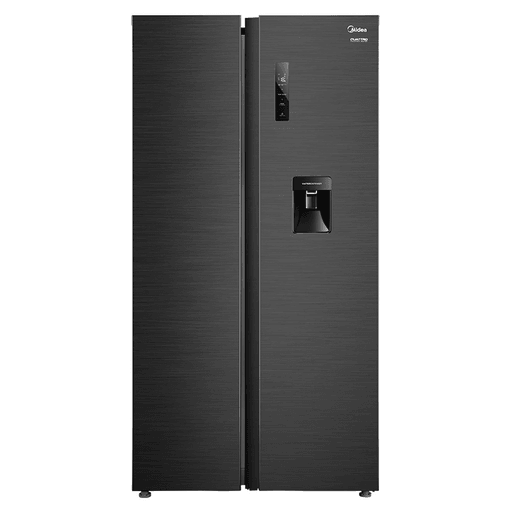 Este refrigerador Midea ofrece una solución avanzada y eficiente para la conservación de alimentos, con una capacidad total bruta de 587L, distribuidos en 339L para el refrigerador y 248L para el freezer. Incorpora tecnología Inverter, que optimiza el consumo energético y mantiene una temperatura constante. Su moderno panel digital y la conexión con la SmartHome App permiten controlar sus funciones de forma remota. Incluye modo Super Cool y Super Freezer para un enfriamiento rápido, estantes ajustables que se adaptan a distintas necesidades de almacenamiento, y un cajón doble especial para frutas y verduras que ayuda a conservar su frescura. La iluminación LED y el sistema de frío seco garantizan una mejor visibilidad interior y evitan la formación de escarcha.