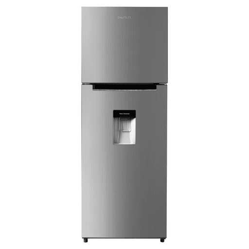 Este Refrigerador Smartlife te ofrece una capacidad neta total de 249L, distribuidos en 196L para el refrigerador y 53L para el freezer. Con una clasificación de eficiencia energética A, este electrodoméstico garantiza un consumo mínimo de electricidad. Gracias a su tipo de enfriamiento de frío seco, tus alimentos se conservarán frescos por más tiempo, manteniendo su sabor y nutrientes. Además, cuenta con un dispensador de agua para que siempre tengas agua fría a tu disposición y un Twist Ice Maker para disfrutar de cubos de hielo de forma rápida y sencilla.