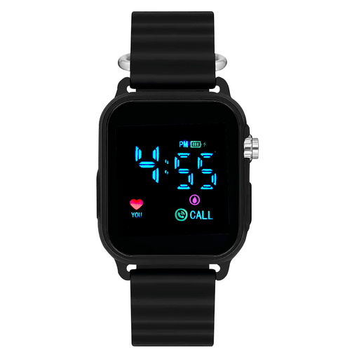 Este reloj digital posee una pantalla LED, 1 botón lateral y el formato de visualización es de 12 horas, AM y PM. Gracias a que su malla es de silicona suave no te molestará al usarlo y además se ajusta a tu medida, siendo ideal para el uso diario o estar al aire libre.