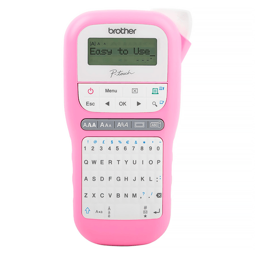 La Rotuladora Portátil Brother es la herramienta ideal para organizar tu hogar, oficina o cualquier espacio con facilidad. Su diseño ergonómico incluye un teclado QWERTY tipo PC para una entrada de texto rápida y sencilla, mientras que su pantalla gráfica permite previsualizar las etiquetas antes de imprimir. Ofrece personalización con 3 estilos de fuente, 14 marcos y más de 250 símbolos, adaptándose a todas tus necesidades. Además, su memoria integrada guarda hasta 15 diseños de etiquetas para reimpresiones rápidas, combinando funcionalidad y practicidad en un solo dispositivo.