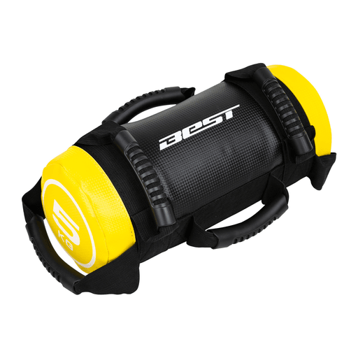 Este saco de entrenamiento multifuncional de Best es ideal para levantar pesas, correr, entrenamientos funcionales, desarrollar músculos, quemar grasas y hacer ejercicios cardiovasculares. El saco de arena es una herramienta muy utilizada para el entrenamiento de los atletas que practican deportes de equipo, pero sobre todo en deportes individuales, donde es necesario el contacto con el rival, ya que simula el peso de un adversario y trabaja ángulos que no pueden ser trabajados con las pesas convencionales. Ejercitate con este saco de entrenamiento que cuenta con 6 sujetadores reforzados, 4 bolsas de relleno apilables y estructura reforzada de PVC para trabajo pesado.