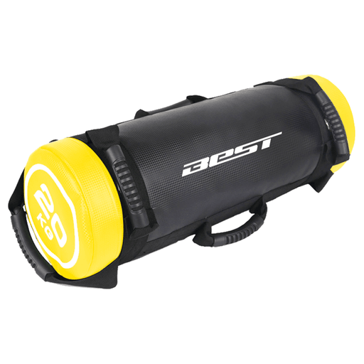 Este saco de entrenamiento multifuncional de Best es ideal para levantar pesas, correr, entrenamientos funcionales, desarrollar músculos, quemar grasas y hacer ejercicios cardiovasculares. El saco de arena es una herramienta muy utilizada para el entrenamiento de los atletas que practican deportes de equipo, pero sobre todo en deportes individuales, donde es necesario el contacto con el rival, ya que simula el peso de un adversario y trabaja ángulos que no pueden ser trabajados con las pesas convencionales. Ejercitate con este saco de entrenamiento que cuenta con 6 sujetadores reforzados, 4 bolsas de relleno apilables y estructura reforzada de PVC para trabajo pesado.