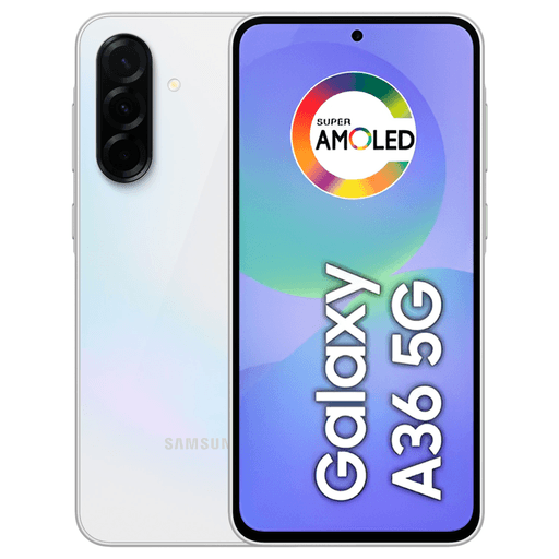 El Samsung Galaxy A36 es ideal para aquellos que buscan un equilibrio perfecto entre diseño elegante y rendimiento potente. Su pantalla Super AMOLED FHD+ de 6,7