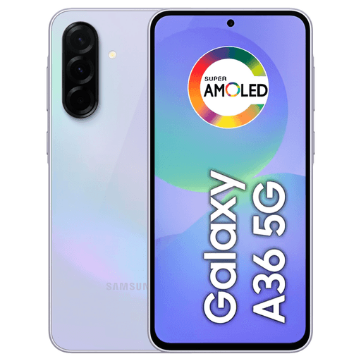 El Samsung Galaxy A36 es ideal para aquellos que buscan un equilibrio perfecto entre diseño elegante y rendimiento potente. Su pantalla Super AMOLED FHD+ de 6,7