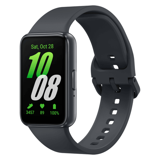 El Smartwatch Galaxy Fit3 es un dispositivo perfecto para acompañarte en tu día a día, con un diseño elegante y liviano. Su pantalla de 1.6