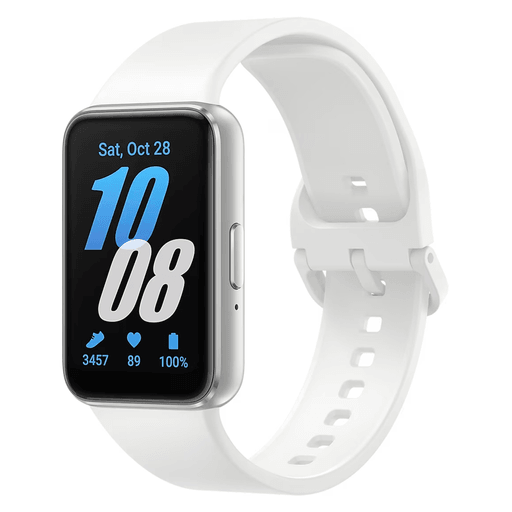 El Smartwatch Galaxy Fit3 es un dispositivo perfecto para acompañarte en tu día a día, con un diseño elegante y liviano. Su pantalla de 1.6