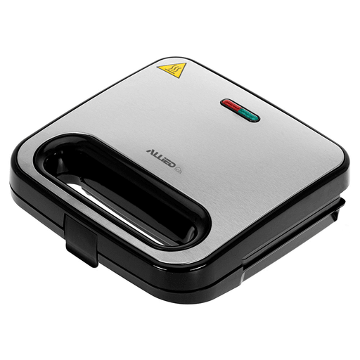 La sandwichera Allied con capacidad para 2 sandwiches es la aliada perfecta en tu cocina. Con una potencia de 750W, garantiza resultados óptimos en poco tiempo. Su asa de tacto frío te brinda comodidad y seguridad al manipularla, mientras que la luz indicadora de encendido y listo facilita su uso. Además, cuenta con clip de bloqueo y control automático de temperatura que asegura una cocción uniforme en todo momento.