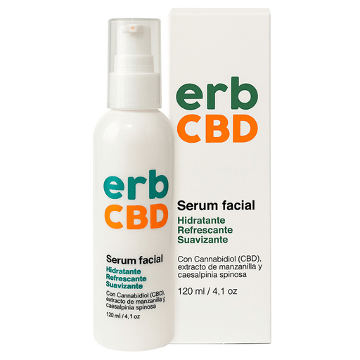 El Sérum Facial ERB CBD de NetCann es una emulsión 100% natural, ligera y de rápida absorción, diseñada para iluminar, hidratar en profundidad y fortalecer la piel. Formulado con cannabidiol (CBD), extracto de manzanilla y Caesalpinia Spinosa (Tara), equilibra las funciones cutáneas, previene la aparición de acné y brinda un efecto calmante inmediato. Mientras el CBD aporta acción reguladora y antioxidante, la manzanilla potencia la sensación de bienestar y la caesalpinia spinosa protege contra la deshidratación y los factores externos. El resultado es una piel suave, fresca y radiante, con un equilibrio saludable ideal para el cuidado diario.
