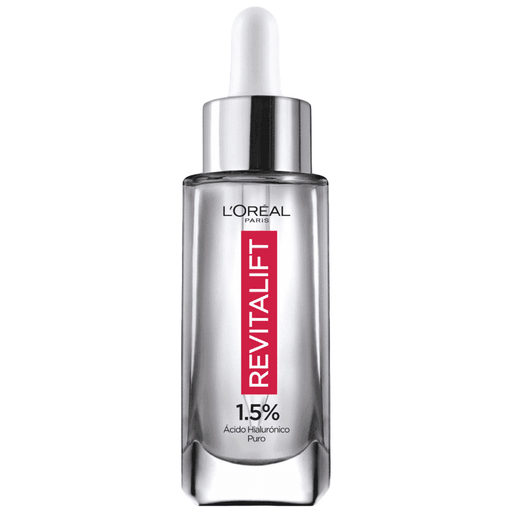 Despídete de esas delgadas líneas de expresión que se generan en tu rostro gracias a este producto de L'Oréal. Este Serum rellenador cuenta con con 1,5% de ácido hialurónico puro, el cual es capaz de reducir en un 47% las líneas de expresión, generando un 75% más de volumen y mejorando en un 85% la calidad de la piel. Este producto es recomendado por dermatólogos y tiene como resultado una piel profundamente hidratada.