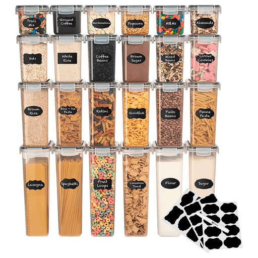 El Set de 24 contenedores CROiX es ideal para mantener la cocina organizada y los alimentos frescos por más tiempo. Fabricados con plástico PP de alta calidad y libre de BPA, estos recipientes garantizan un almacenamiento seguro y duradero. El set incluye diferentes tamaños para adaptarse a diversas necesidades, mientras que su estructura apilable permite optimizar el espacio en la despensa. Además, su cuerpo transparente facilita la rápida identificación del contenido y su sellado hermético, con un sistema de bloqueo a presión y cuatro clips laterales, evita la entrada de humedad y aire. Fáciles de limpiar y aptos para lavavajillas, estos contenedores ofrecen practicidad y eficiencia en el día a día.