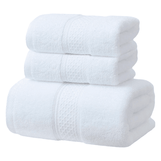 Este Set de 3 Toallas de 100% algodón es la mejor opción para disfrutar de una sensación excepcional de suavidad y comodidad en todo momento. Con una textura suave y absorbente, son ideales para el hogar, viajes, piscinas y gimnasios. Fabricadas con materiales de alta calidad, garantizan durabilidad y resistencia, perfectas para uso diario. Además, son aptas para lavarropas, secadora y se pueden planchar a temperatura media para mantener su aspecto impecable.