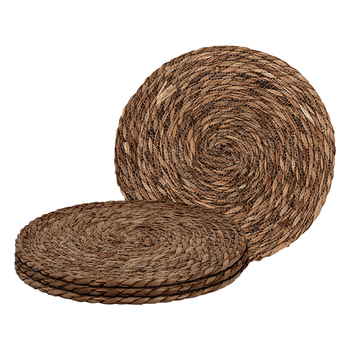 El set de 4 individuales circulares de fibra, con un diámetro de 30cm, es la combinación perfecta de elegancia y funcionalidad para tu mesa. Fabricados con materiales de alta calidad, garantizan durabilidad, resistencia al calor y protección contra derrames, facilitando la limpieza con solo un paño húmedo. Su diseño versátil se adapta a cualquier estilo de decoración, siendo ideales tanto para el uso diario como para ocasiones especiales. Añadí un toque sofisticado y práctico a tu mesa con este set de individuales que realzan cada comida con estilo.