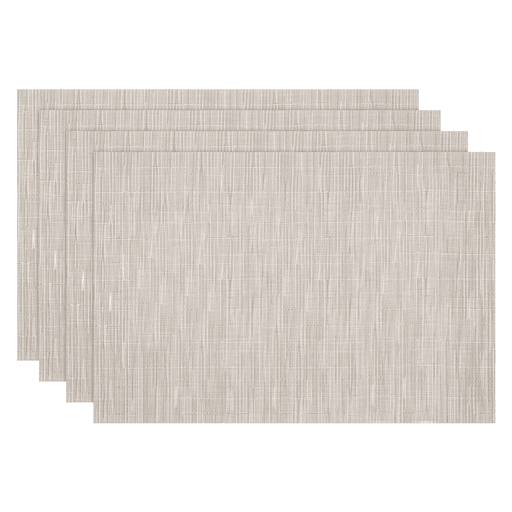 Este set de 4 individuales rectangulares es ideal para dar un toque de elegancia y funcionalidad a tu mesa. Están fabricados con una innovadora mezcla de PVC y poliéster que ofrece gran resistencia, flexibilidad y una larga vida útil. Su diseño de doble cara, con bordes termosellados y un acabado fino, realza cualquier espacio, mientras que la superficie antideslizante y resistente a las manchas facilita su limpieza diaria. Se pueden mantener impecables con solo un paño húmedo o una esponja, y gracias a su formato flexible, se pliegan fácilmente para guardarlos sin ocupar lugar. Además, su resistencia al calor los convierte en una opción práctica, duradera y versátil, perfecta para el uso diario en el hogar.