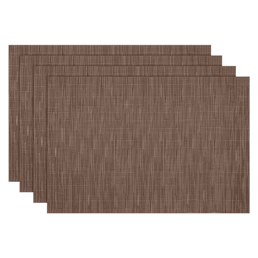 Este set de 4 individuales rectangulares es ideal para dar un toque de elegancia y funcionalidad a tu mesa. Están fabricados con una innovadora mezcla de PVC y poliéster que ofrece gran resistencia, flexibilidad y una larga vida útil. Su diseño de doble cara, con bordes termosellados y un acabado fino, realza cualquier espacio, mientras que la superficie antideslizante y resistente a las manchas facilita su limpieza diaria. Se pueden mantener impecables con solo un paño húmedo o una esponja, y gracias a su formato flexible, se pliegan fácilmente para guardarlos sin ocupar lugar. Además, su resistencia al calor los convierte en una opción práctica, duradera y versátil, perfecta para el uso diario en el hogar.