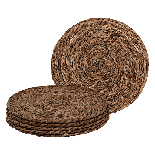 El set de 6 individuales circulares de fibra, con un diámetro de 30cm, es la combinación perfecta de elegancia y funcionalidad para tu mesa. Fabricados con materiales de alta calidad, garantizan durabilidad, resistencia al calor y protección contra derrames, facilitando la limpieza con solo un paño húmedo. Su diseño versátil se adapta a cualquier estilo de decoración, siendo ideales tanto para el uso diario como para ocasiones especiales. Añadí un toque sofisticado y práctico a tu mesa con este set de individuales que realzan cada comida con estilo.
