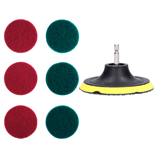 Dale un impulso a tu limpieza con este kit de cabezales para taladro. Con 7 piezas versátiles, resistentes y autoadhesivas, podés encerar, pulir o sacar brillo sin esfuerzo en todo tipo de superficies. Su sistema práctico y duradero se adapta a cualquier taladro, convirtiéndolo en una herramienta multifunción ideal para el hogar o el taller.
