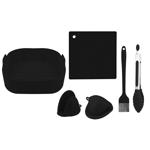 ¿Estás cansado de limpiar tu freidora de aire? Con este juego de piezas de silicona para freidora, te olvidás de ese trabajo. Están hechas de silicona resistente al calor y aptas para alimentos, lo que las hace seguras para usar en freidoras de aire, hornos y microondas. Tienen ranuras integradas que separan la comida de la grasa y cubren toda la canasta de tu freidora, manteniéndola siempre limpia. Además, son muy fácil de limpiar ya que son aptas para lavavajillas.