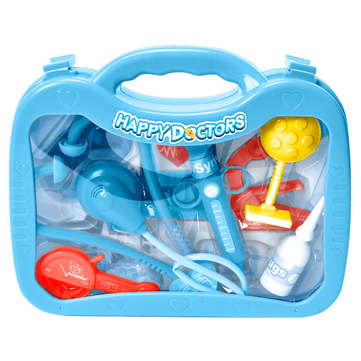 Este set de doctor de 10 piezas es el juguete perfecto para fomentar el juego creativo y educativo en los más pequeños. Fabricado en plástico resistente, este set incluye una jeringa, un monitor de signos vitales, botellitas de medicina, un medidor de graduación, un estetoscopio y hasta un microscopio. Además, contribuye al desarrollo de la capacidad visual, la coordinación mano-ojo y la imaginación de los niños mientras brinda horas de diversión.