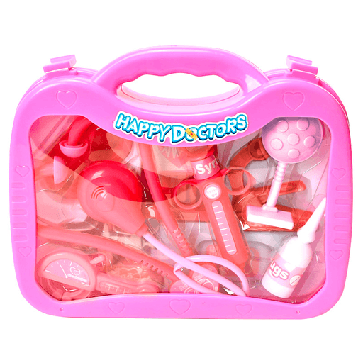 Este set de doctor de 10 piezas es el juguete perfecto para fomentar el juego creativo y educativo en los más pequeños. Fabricado en plástico resistente, este set incluye una jeringa, un monitor de signos vitales, botellitas de medicina, un medidor de graduación, un estetoscopio y hasta un microscopio. Además, contribuye al desarrollo de la capacidad visual, la coordinación mano-ojo y la imaginación de los niños mientras brinda horas de diversión.