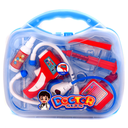 Este set de doctor de 13 piezas es perfecto para los más pequeños. Ayuda a los niños a desarrollar habilidades sociales y cognitivas, a la vez que fomenta la imaginación y la creatividad. Cuenta con diferentes elementos realistas, incluyendo un estetoscopio con sonido de latido y luz roja. Además, cuenta con un práctico maletín de almacenamiento que lo vuelve fácil de transportar y almacenar.