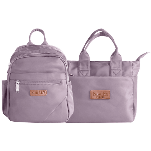 El Set Azalea de Mochila y Cartera combina comodidad y estilo en un diseño moderno y funcional, pensado para acompañarte en cualquier ocasión. Con correas extensibles, ajustables y acolchonadas, brinda el máximo confort durante todo el día. Su material resistente e impermeable protege tus pertenencias, mientras que sus bolsillos organizadores y el amplio espacio interior te permiten llevar todo lo que necesitás de manera práctica y segura.