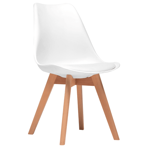 Esta silla Eames EMPOLi cuenta con un diseño versátil que se adapta a cualquier habitación ya sea living, oficina o dormitorio, aportándole sofisticación y comodidad a tu hogar. Además, es de fácil armado y está compuesta por materiales resistentes, con patas de madera maciza y un asiento acolchonado de polipropileno que te brinda un gran nivel de comodidad.