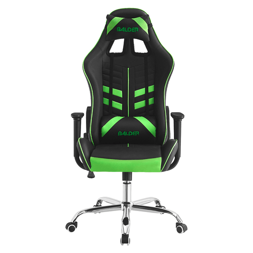 La silla gamer EMPOLi Balder está diseñada para brindar máximo confort y soporte durante largas jornadas de juego o trabajo. Su diseño ergonómico con respaldo alto, cabecera integrada y apoyacabezas proporciona una postura adecuada, mientras que los almohadones lumbar y cervical ofrecen soporte adicional para reducir la fatiga. Cuenta con reclinación de hasta 175°, permitiendo ajustar la inclinación según tu preferencia, y sistema de elevación con pistón de gas para regular la altura fácilmente. Incorpora posabrazos y base cromada de 5 radios que aporta estabilidad y resistencia, soportando hasta 120kg.
